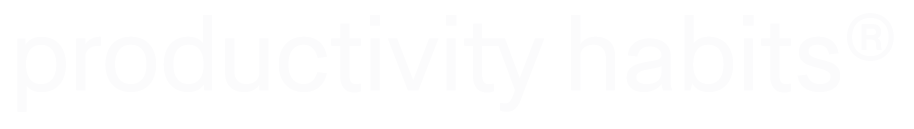 Productivity Habits